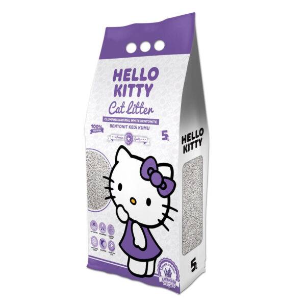 Hello Kitty Bentonite Lavender Clumping Cat Litter